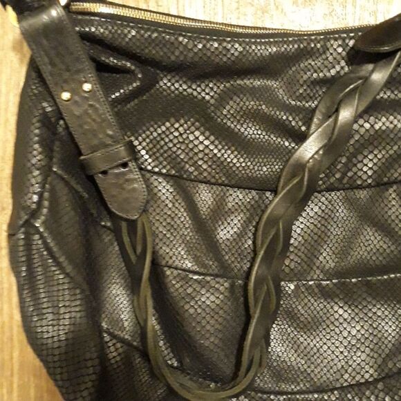 COPY - Lauren Merkin black leather hobo bag - Picture 3 of 8